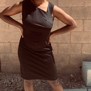 Black cocktail dress